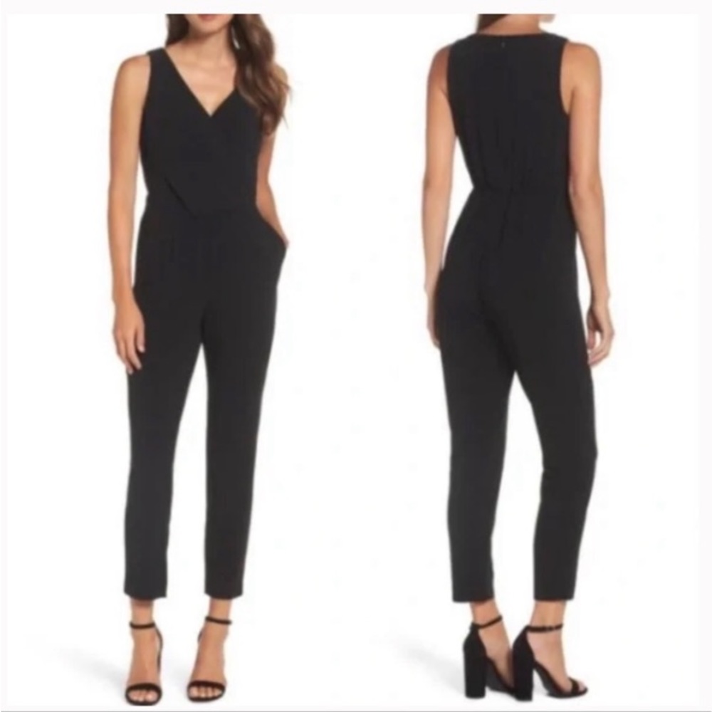 Ali and Jay Los Angeles Cross Over Jumpsuit black size Large sleeveless